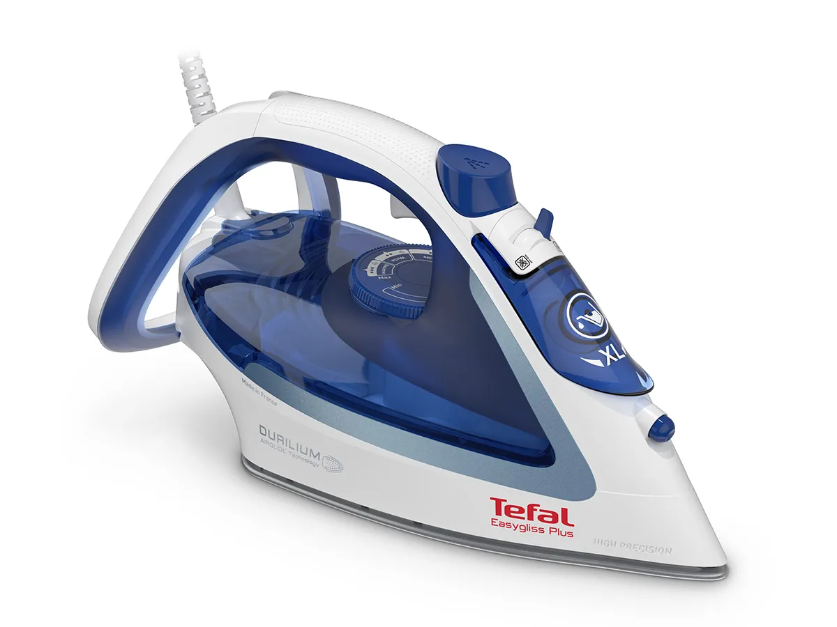 TEFAL Easygliss Plus Höyrysilitysrauta Valkoinen/Sininen FV5736E0
