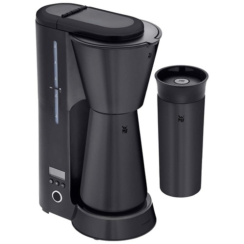 KitchenMinis kahvinkeitin termoskannulla 1–5 kupille, musta 