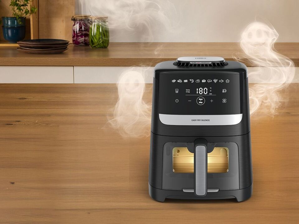 Easy Fry Silence Black Vision 5L -air fryer tekee ruoanlaitosta todella helppoa