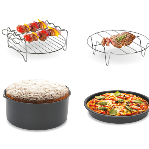 Easy Fry XL Accessories Kiertoilmakypsennin lisävarusteet tarttumaton pinnoite