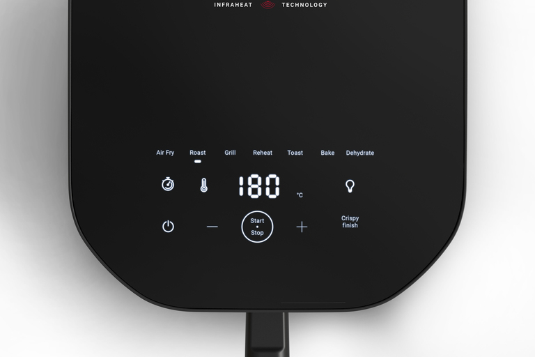 Kosketusnäyttö, jossa on 7 esiasetettua ohjelmaa