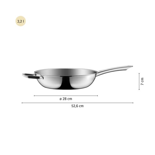 Profi Resist syvä paistinpannu 28 cm Hybridipinnoite Non-Stick 