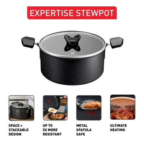 Expertise-kattila 24 cm kannella
