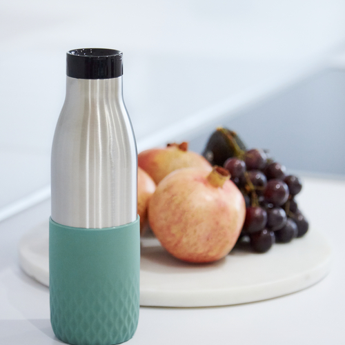 Bludrop Sleeve Vesipullo ruostumatonta terästä 0,5 l Vihreä 