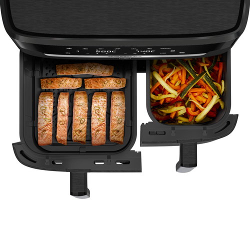 XXL Dual Easy Fry 11 L Musta - Air fryer