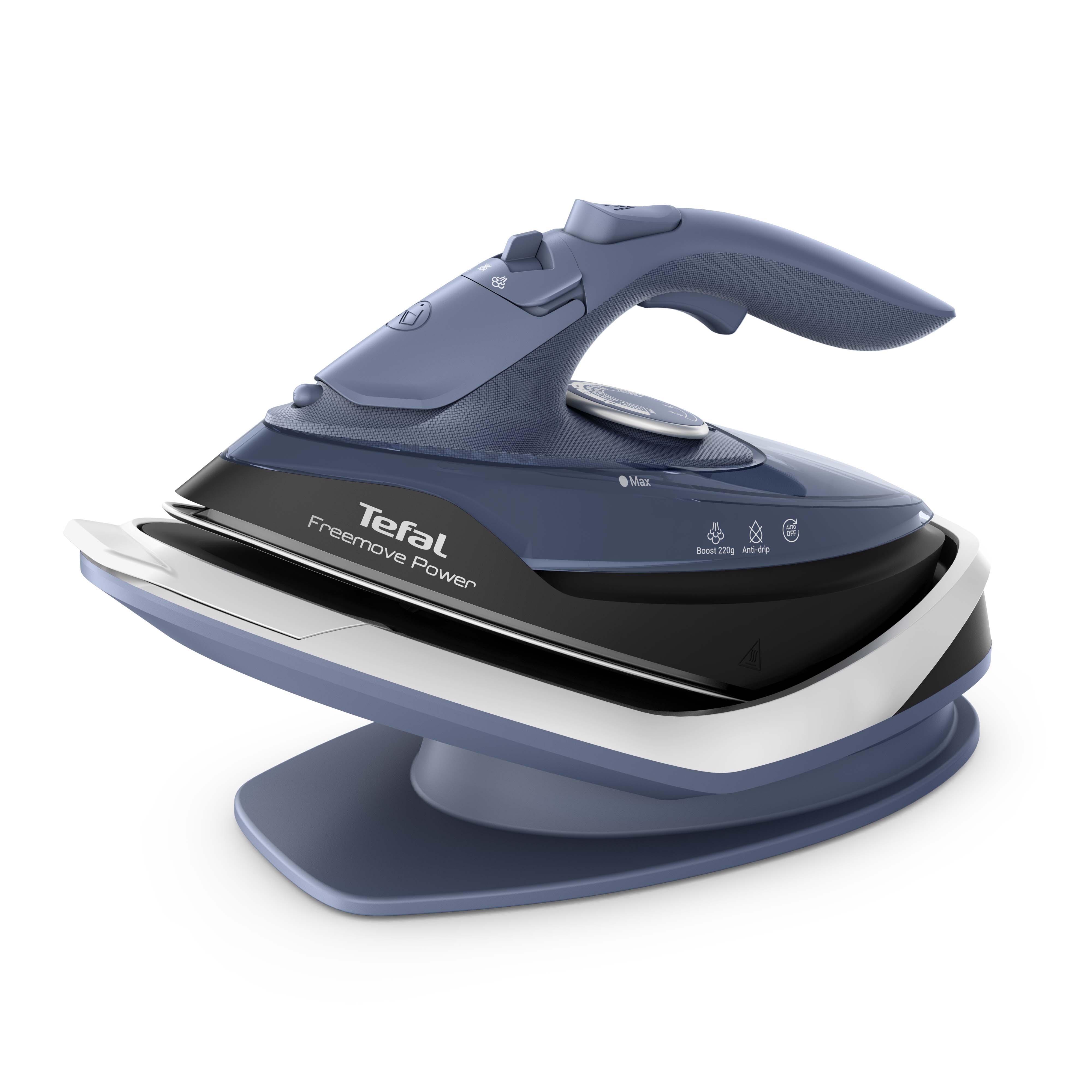 Tefal Freemove Power Blue höyrysilitysrauta, johdoton FV6675E0