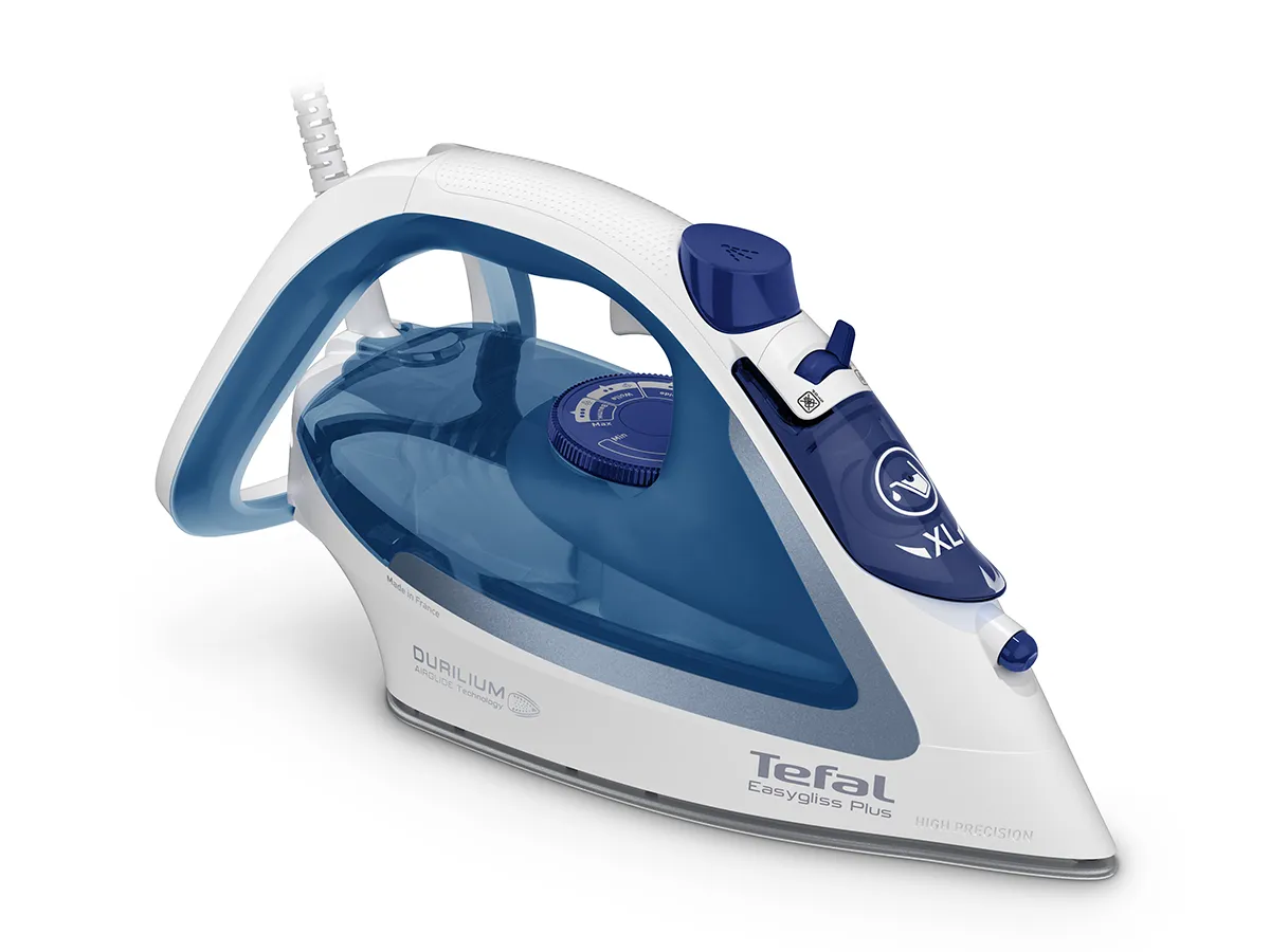 TEFAL Easygliss Plus Höyrysilitysrauta/Silitysrauta Sininen FV5751E0