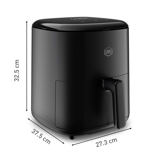 Easy Fry Max 5 L Musta - Digital Touch panel - Air Fryer