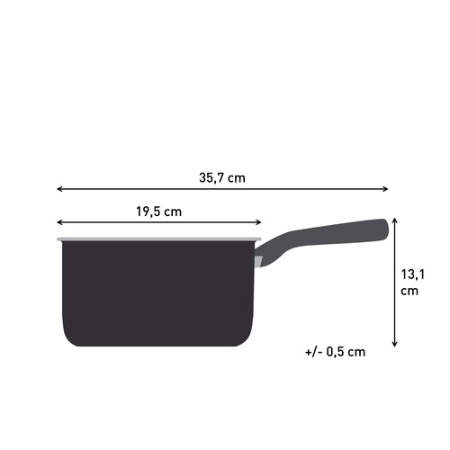 Excellence-kasari 18 cm kannella tai ilman kantta