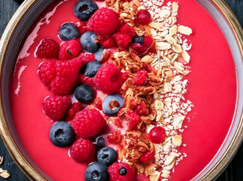 Vadelmasmoothie