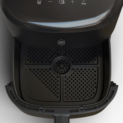 Easy Fry Max 5 L Musta - Digital Touch panel - Air Fryer
