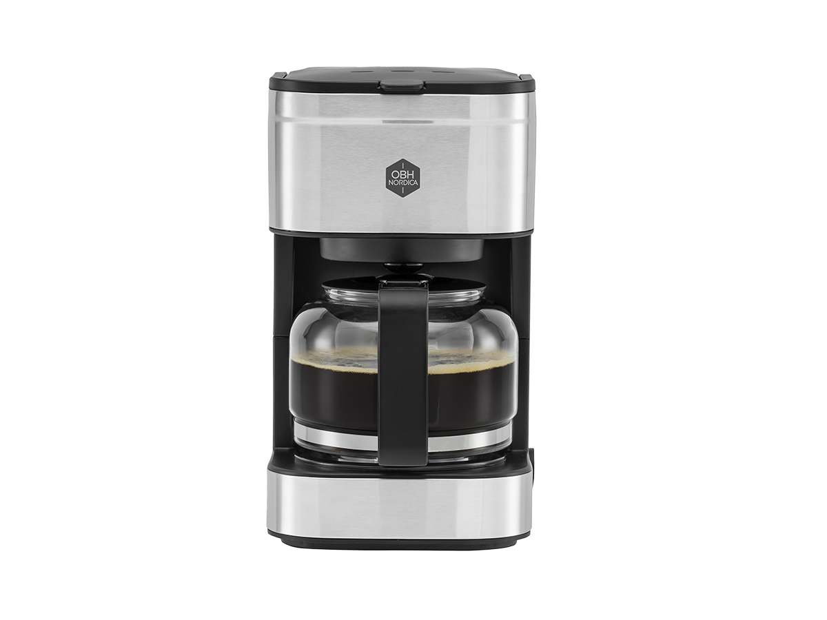 OBH Nordica Coffee Prio Pieni Kahvinkeitin Musta/Hopea 2349