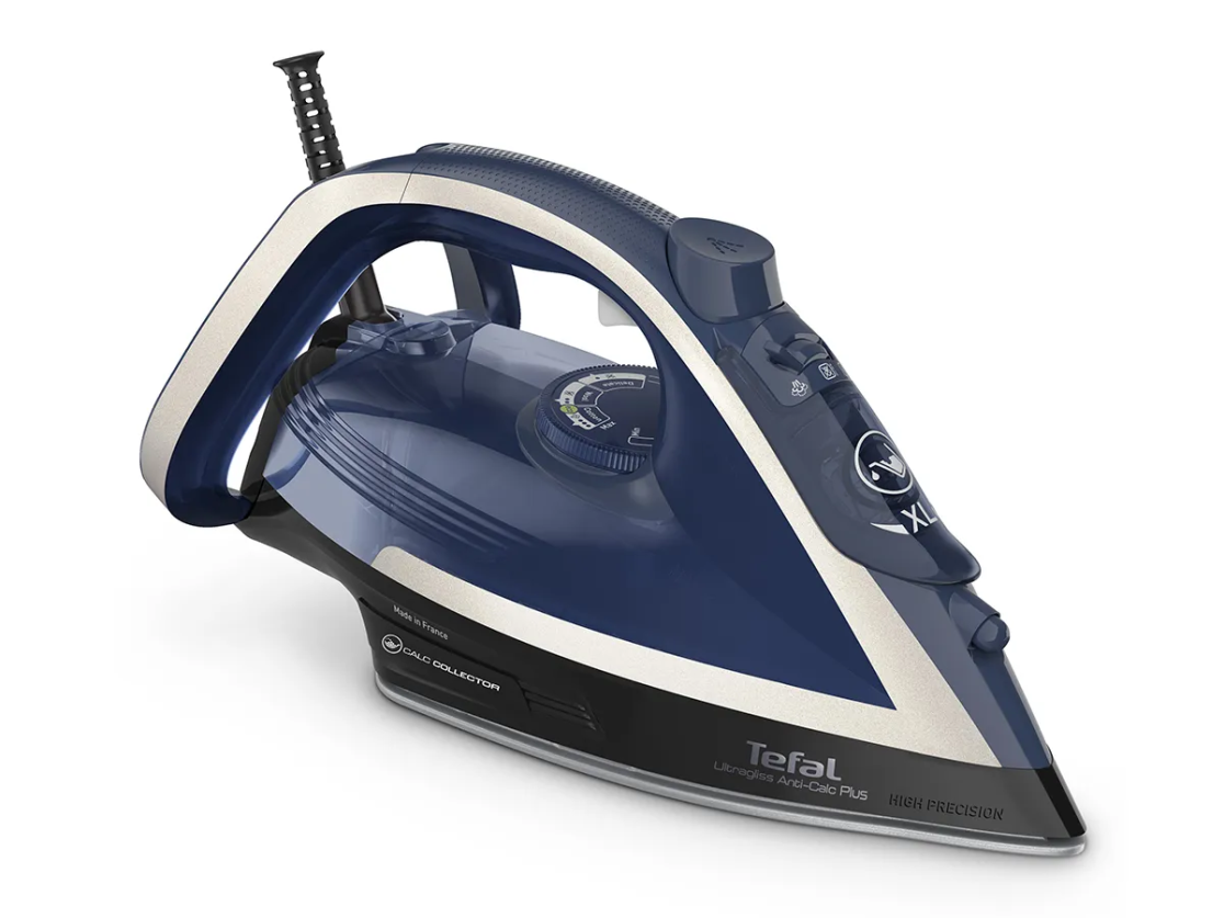 TEFAL Ultragliss Anti-Calc Plus Höyrysilitysrauta/Silitysrauta Sininen FV6846E1