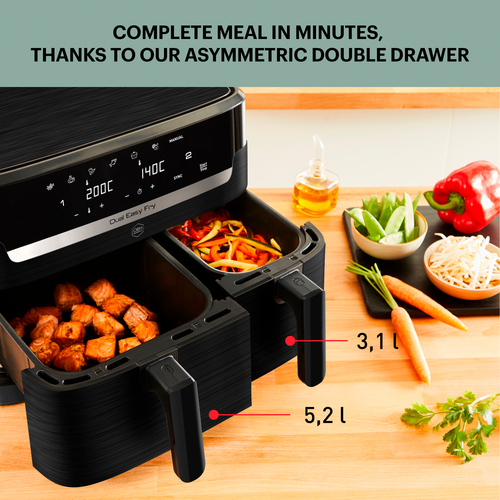 Dual Easy Fry – ilmafriteerauskeitin – 8,3 l