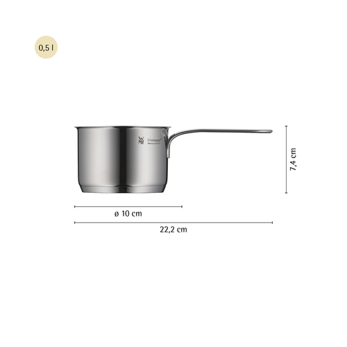 Mini kattila 10 cm /0,5 L, Ruostumatonta terästä 