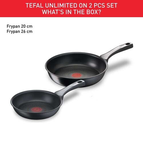 Unlimited on  Paistinpannusetti 20 cm / 26 cm 