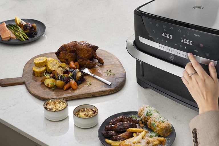 Airfryer voi osittain korvata uunin nopeaa ja jokapäiväistä