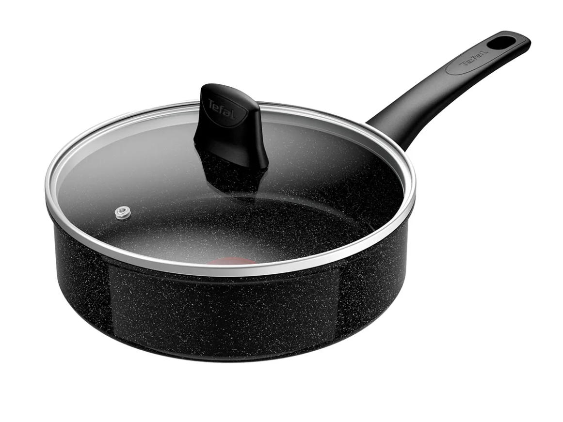 TEFAL Intens'Ceram Paistokasari 24 cm kannellinen Musta C4403202