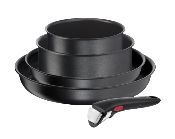 TEFAL Ingenio Daily chef Pannu- ja kasarisetti 5 osaa Musta L7629102