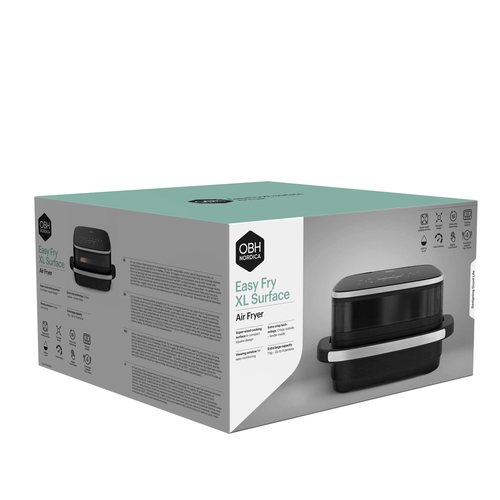 Easy Fry XL Surface, musta – air fryer