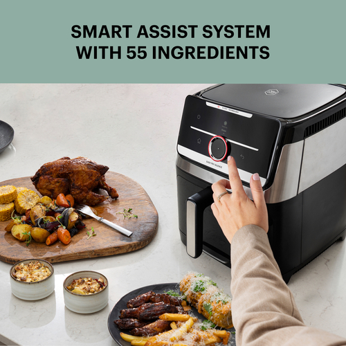 Easy Fry Silence & Smart Vision Air Fryer 7 l. Stainless Steel
