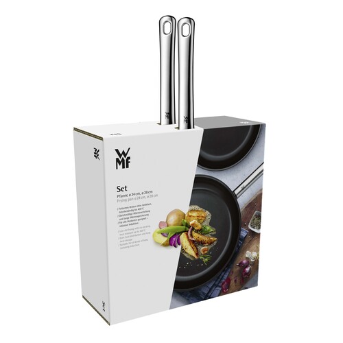 Paistinpannusetti 2 osaa, 24/28 cm, Keraaminen Non-Stick, teräs 