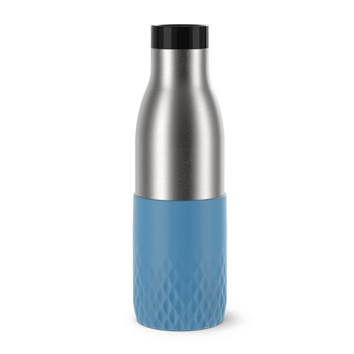 Bludrop Sleeve Vesipullo ruostumatonta terästä / Urheilupullo 0,5 l Sininen 