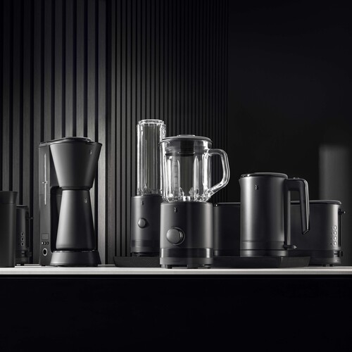 KitchenMinis kahvinkeitin termoskannulla 1–5 kupille, musta 