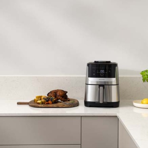 Easy Fry Silence ‑air fryer 5 l ruostumatonta terästä 