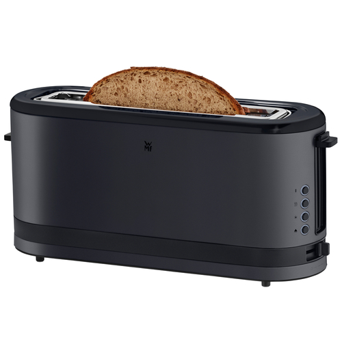 KitchenMinis leivänpaahdin- pitkä paahtoaukko , musta 