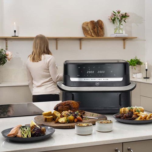 Flex Dual Easy Fry 9 l musta – air fryer