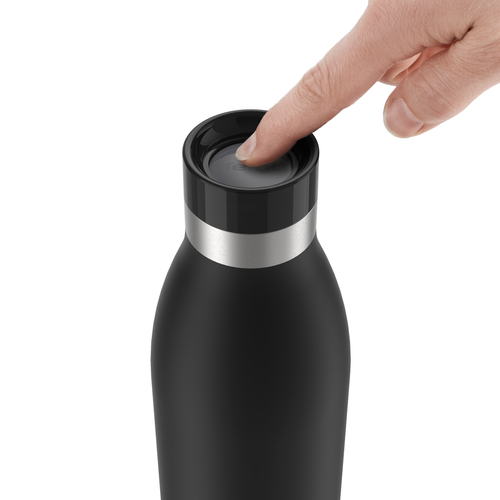 Bludrop Basic Vesipullo ruostumatonta terästä 0,7 l Musta 