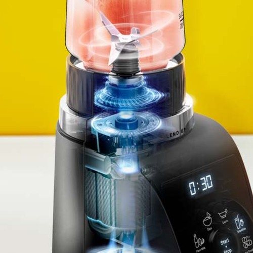 Blend Up Blender Warm Grey - 0,7L mukaan otettava pullo
