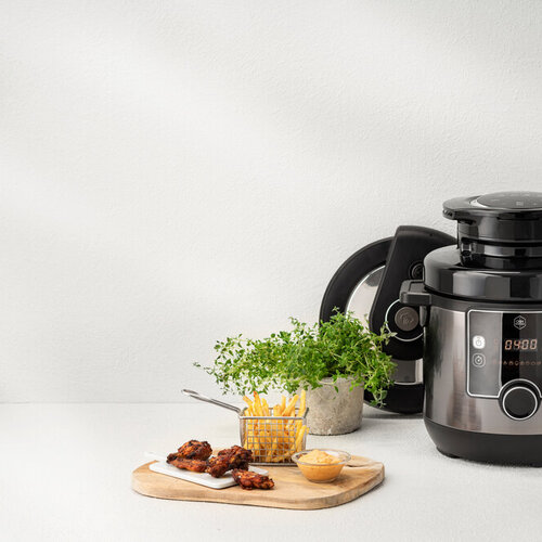 Turbo Cuisine & Fry Monitoimikeitin Airfryer Musta