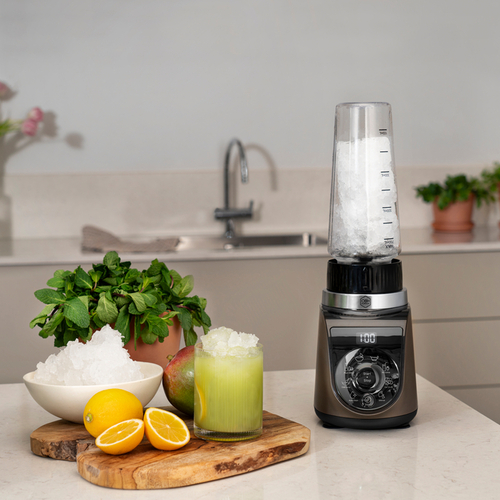 Blend Up Blender Warm Grey - 0,7L mukaan otettava pullo