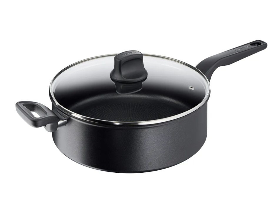 TEFAL Hard Titanium Pro Paistokasari 28 cm kannellinen Musta G2893753