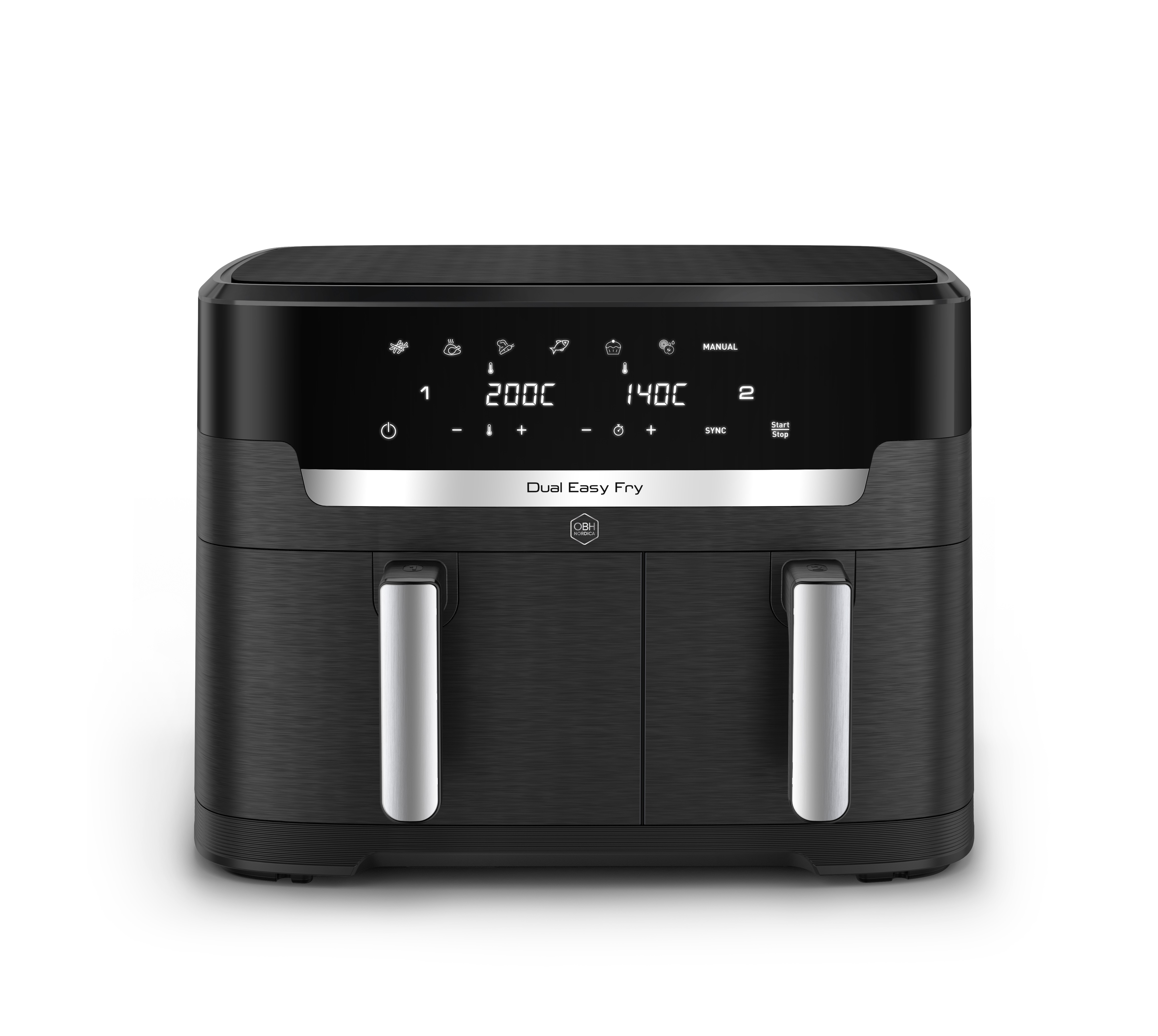 XXL Dual Easy Fry 11 L Musta - Air fryer