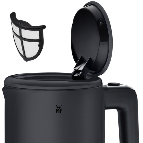 KitchenMinis vedenkeitin, 0,8 L, musta 