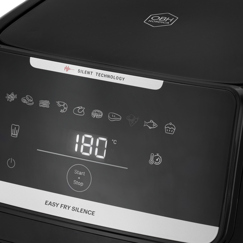 Easy Fry Silence Vision 7 l musta – air fryer