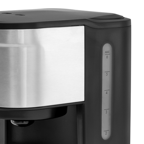 Coffee Prio Pieni Kahvinkeitin Musta/Hopea 6 Kupillista