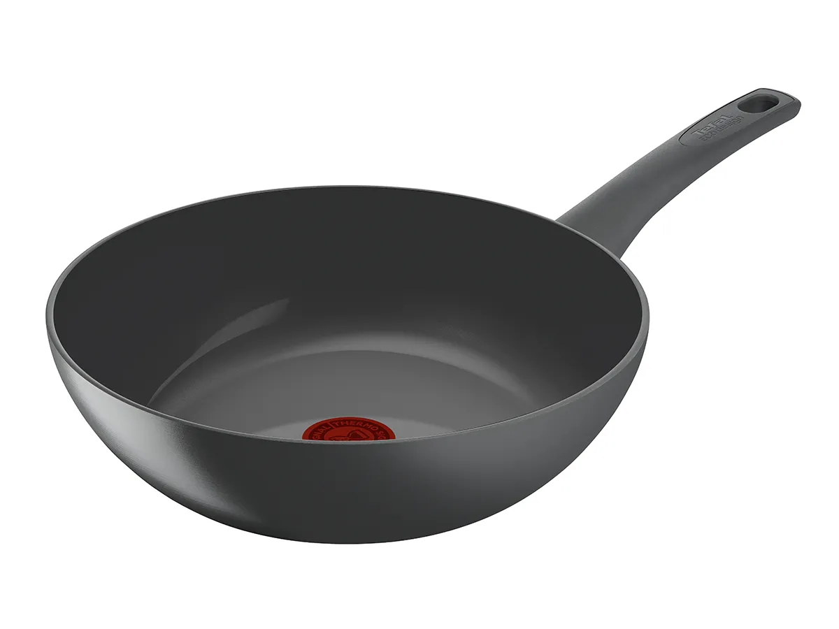 TEFAL Renewal Wokkipannu 28 cm Harmaa C4261953