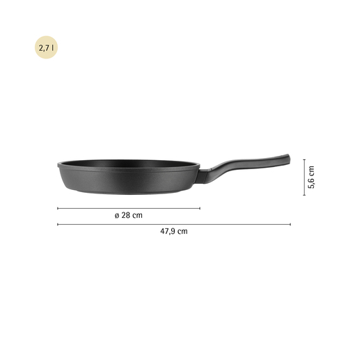 PermaDur Premium paistinpannu 28 cm, Tarttumaton non-stick 