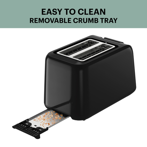 Monaco toaster 2 Slices Black