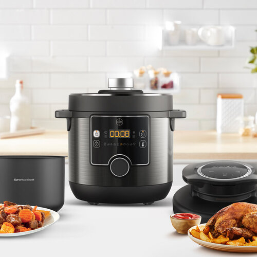 Turbo Cuisine & Fry Monitoimikeitin Airfryer Musta