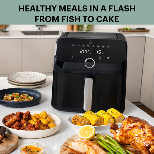 Easy Fry Mega 7,5 L Musta - Air fryer