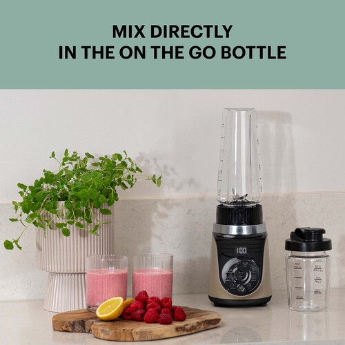 Blend Up Blender Sand - 0,7 L + 0,4 L mukaan otettava pullo
