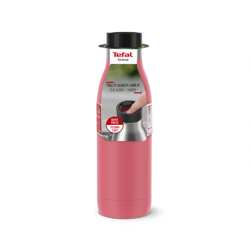 Bludrop Basic Vesipullo ruostumatonta terästä 0,5 l Roosa 