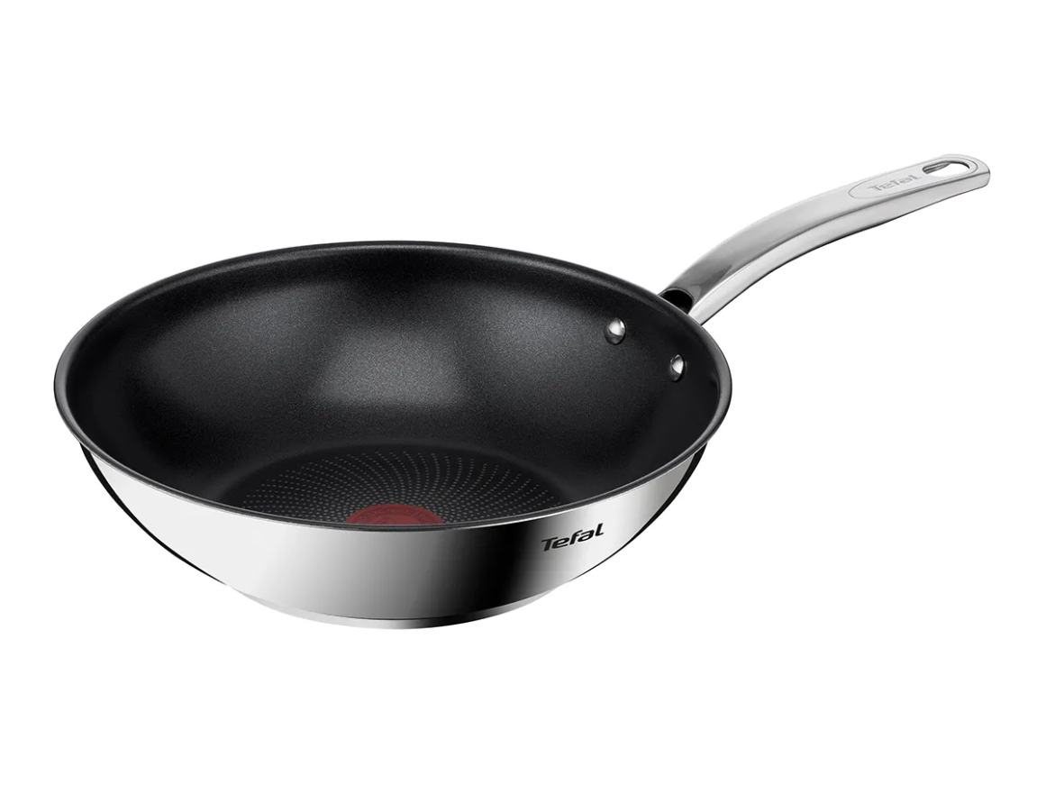 TEFAL Intuition Wokkipannu 28 cm Ruostumatonta terästä B8171944