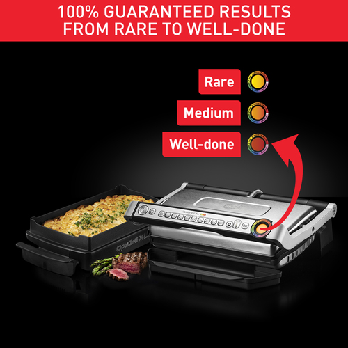 Optigrill XL Pöytägrilli Ruostumatonta Terästä Leivonta