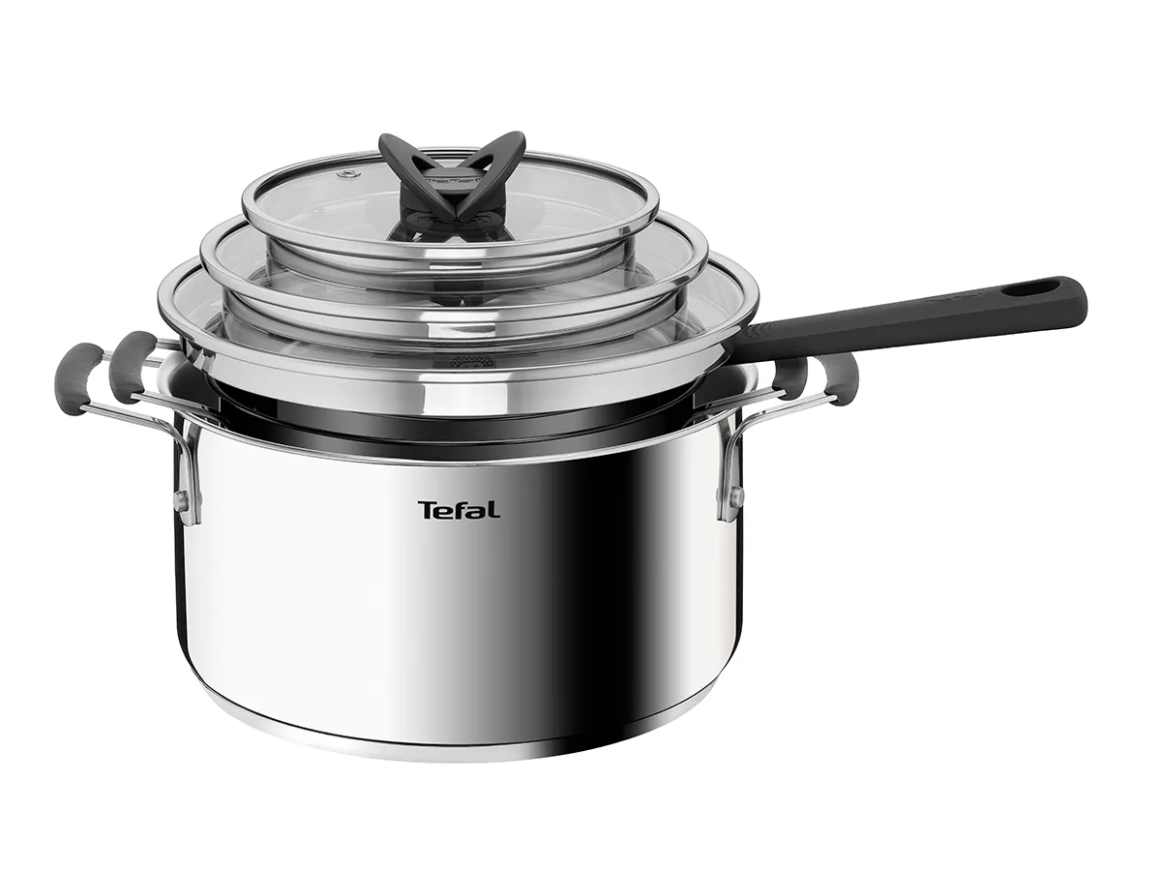 Tefal Opti'space 6 pcs set Grey